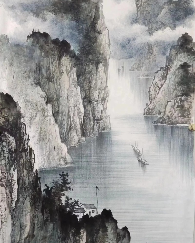 tranh sơn thủy hữu tình 10