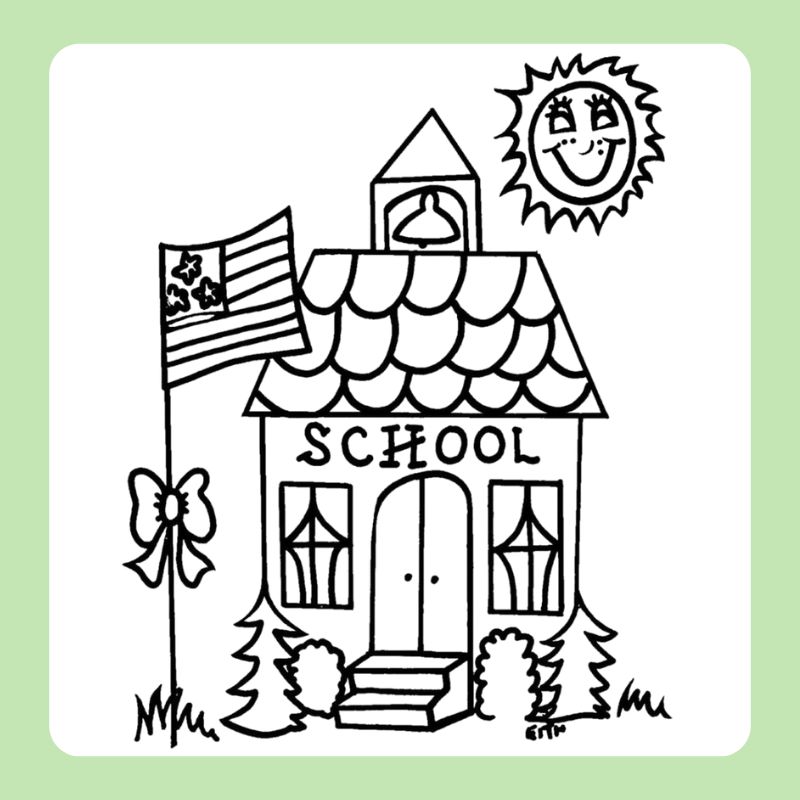 tranh tô màu trường tiểu học (17)