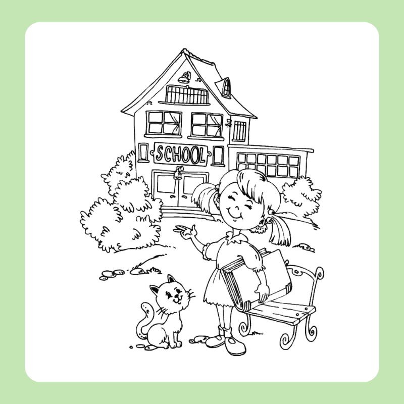 tranh tô màu trường tiểu học (21)