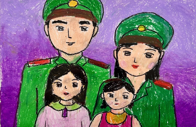tranh vẽ công an nhân dân 27
