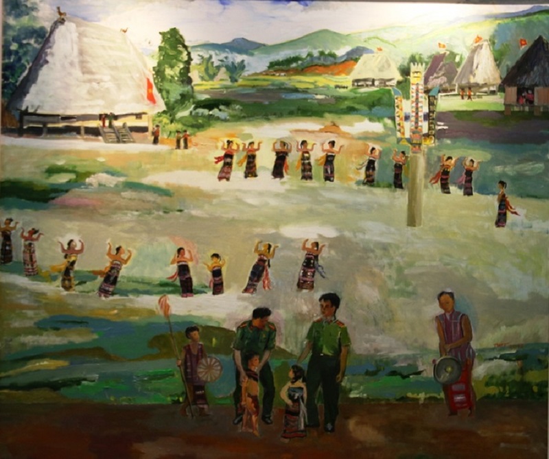 tranh vẽ công an nhân dân 28