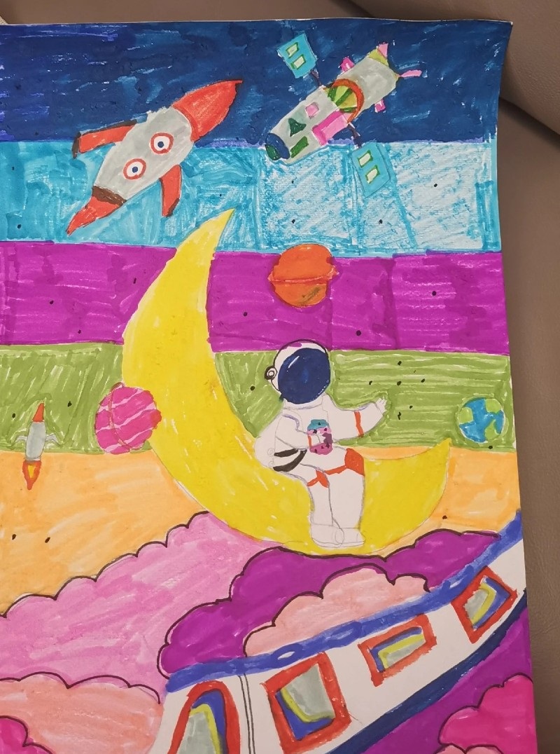 tranh vẽ vũ trụ đẹp 10 