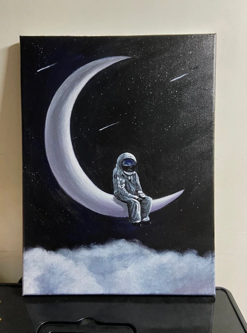 tranh vẽ vũ trụ đẹp 27