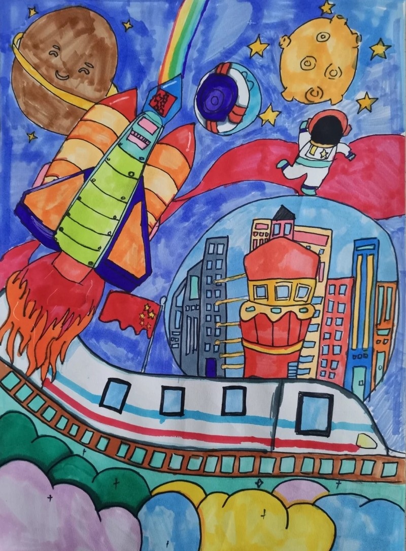 tranh vẽ vũ trụ đẹp 31