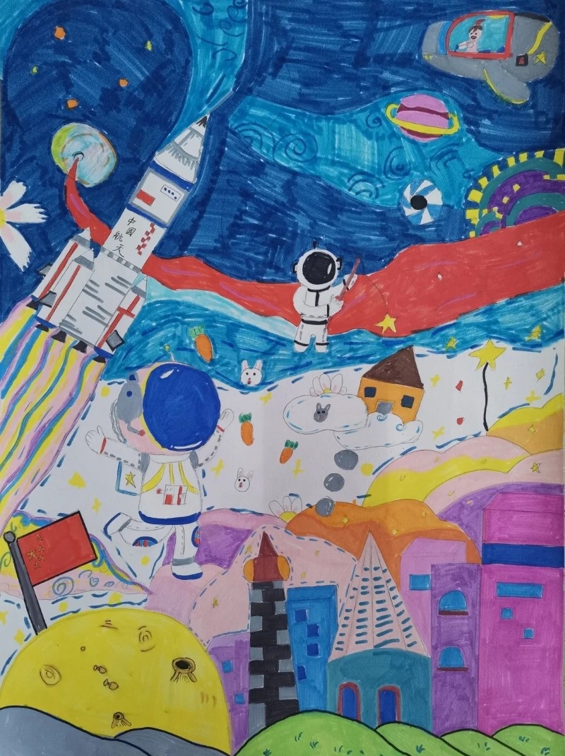 tranh vẽ vũ trụ đẹp 32