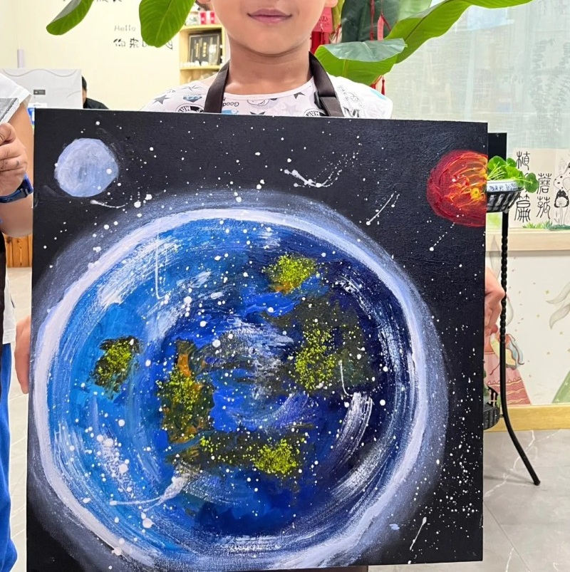 tranh vẽ vũ trụ đẹp 38