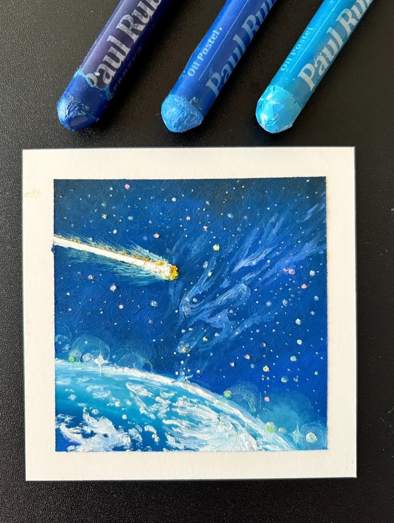 tranh vẽ vũ trụ đẹp 5