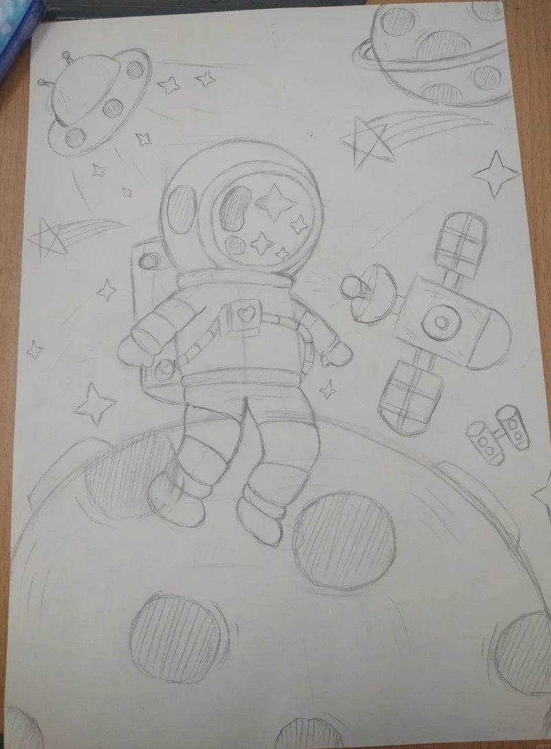 tranh vẽ vũ trụ đẹp 6