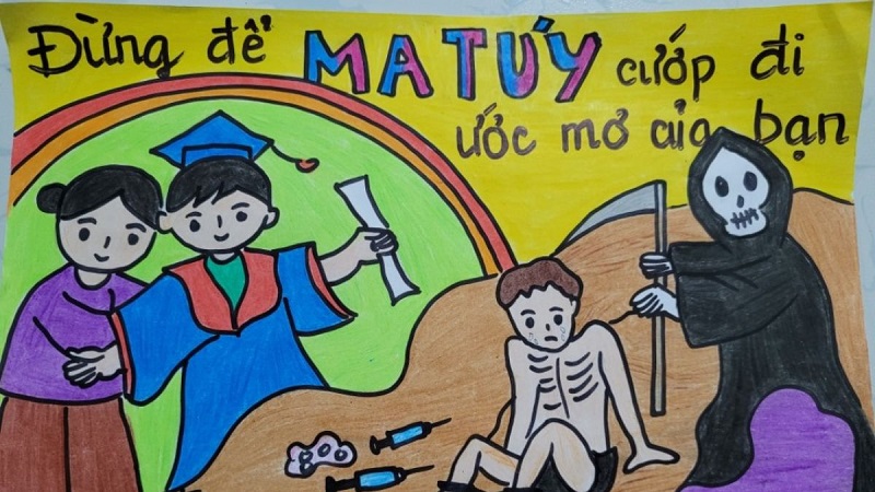 vẽ tranh phòng chống tệ nạn xã hội 16