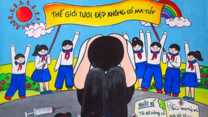 vẽ tranh phòng chống tệ nạn xã hội 18