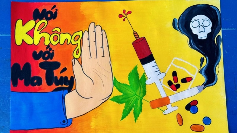 vẽ tranh phòng chống tệ nạn xã hội 2