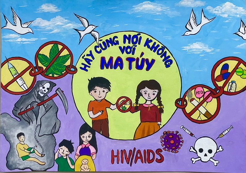 vẽ tranh phòng chống tệ nạn xã hội 32