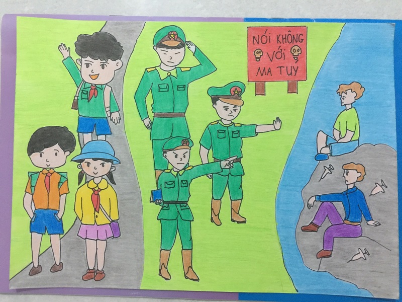 vẽ tranh phòng chống tệ nạn xã hội 36