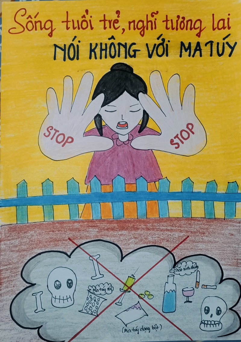 vẽ tranh phòng chống tệ nạn xã hội 37