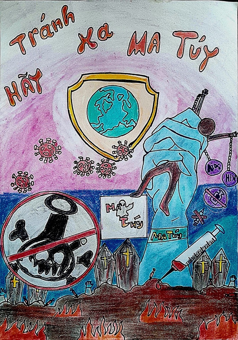 vẽ tranh phòng chống tệ nạn xã hội 38