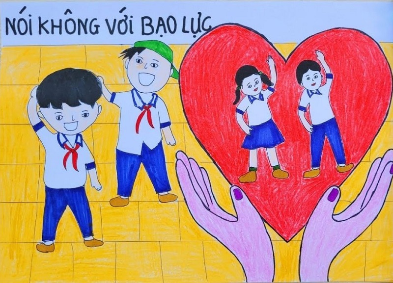 vẽ tranh phòng chống tệ nạn xã hội 5