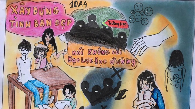 vẽ tranh phòng chống tệ nạn xã hội 7