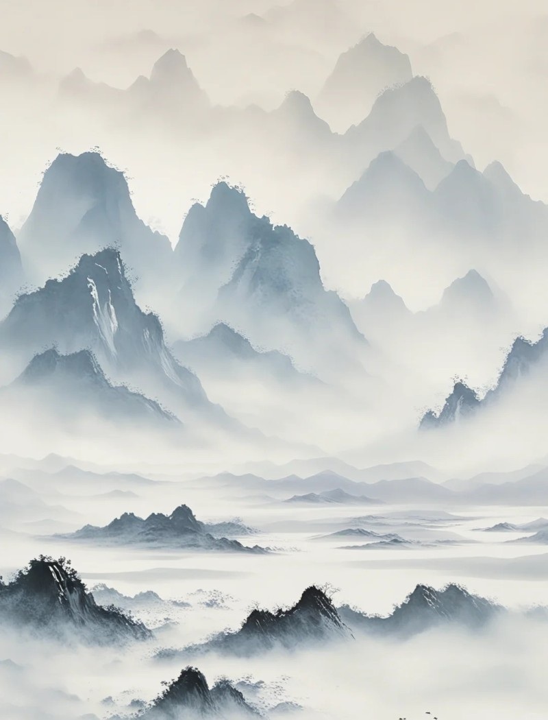 vẽ tranh thủy mặc 11