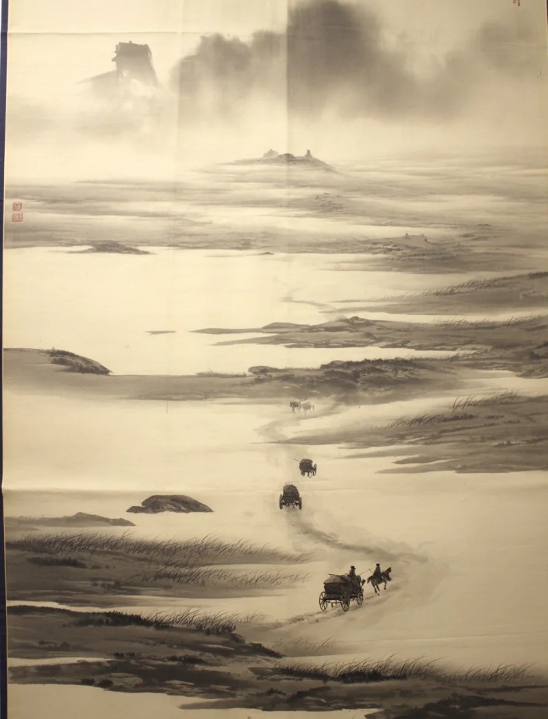 vẽ tranh thủy mặc 