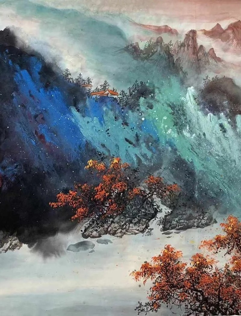 vẽ tranh thủy mặc 26