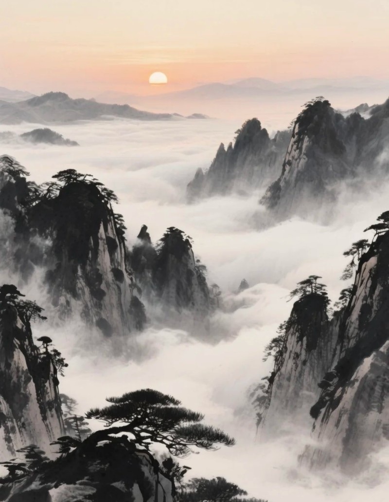 vẽ tranh thủy mặc 31