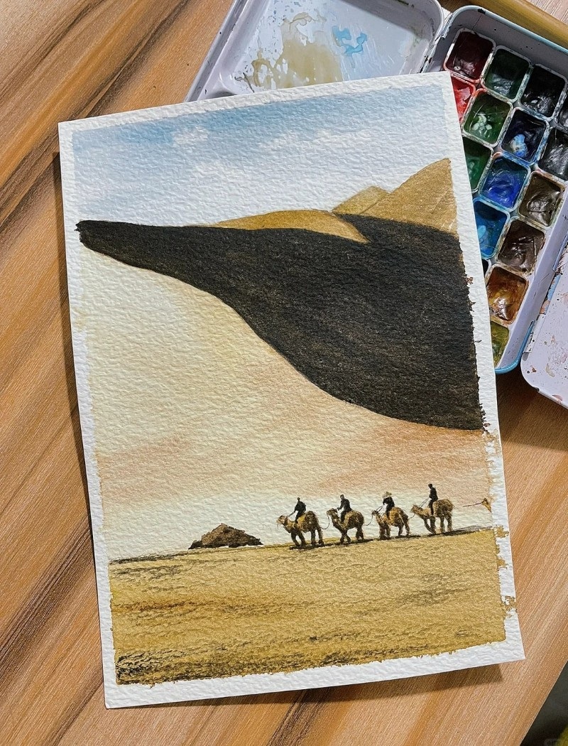 vẽ tranh thủy mặc 35