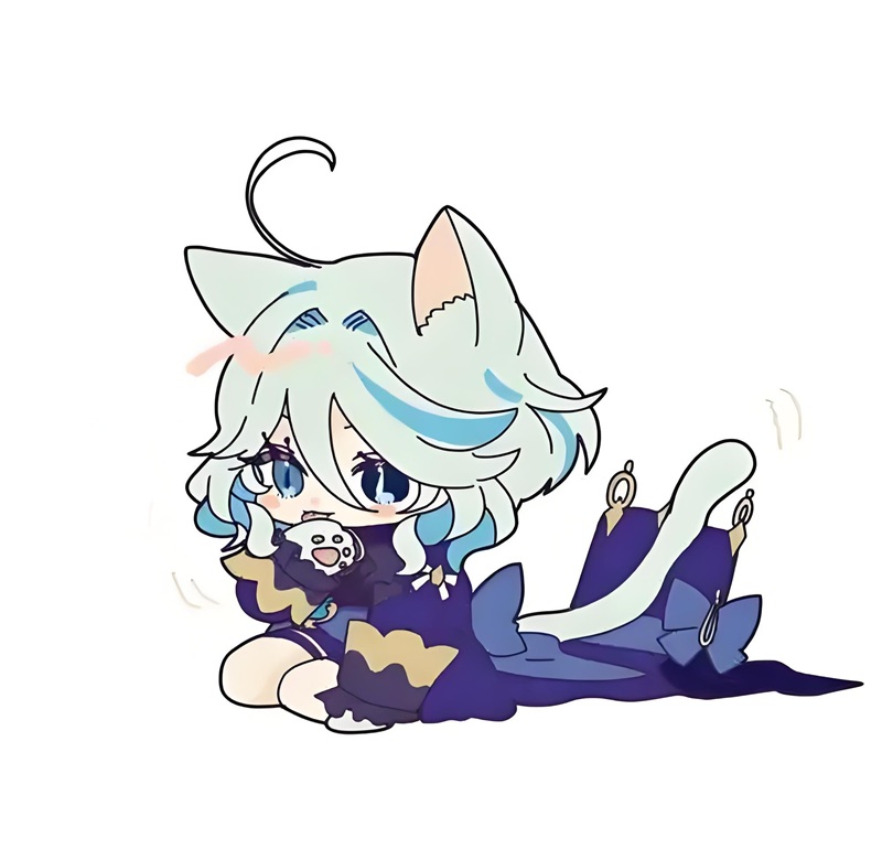 ảnh anime mèo cute chibi