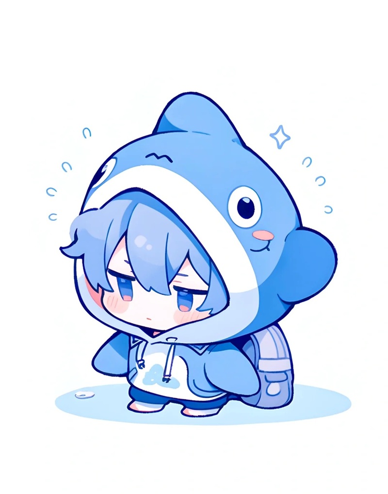 ảnh anime nam chibi