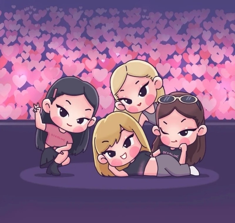 ảnh blackpink chibi 2