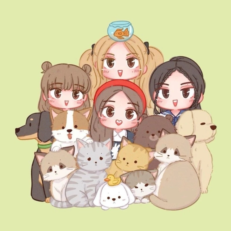 ảnh blackpink chibi 23