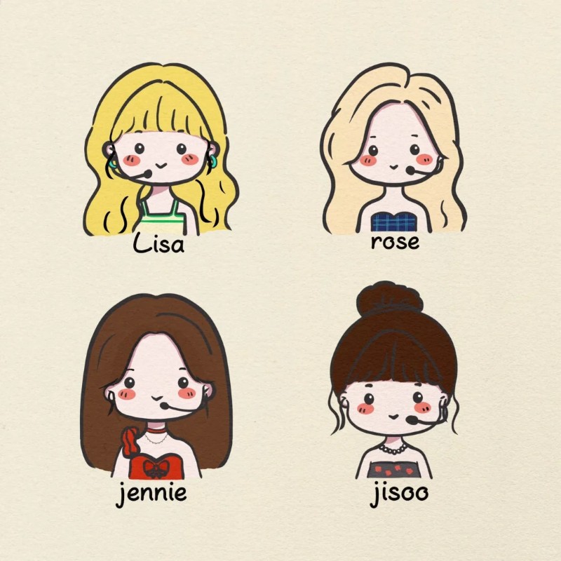 ảnh blackpink chibi 32