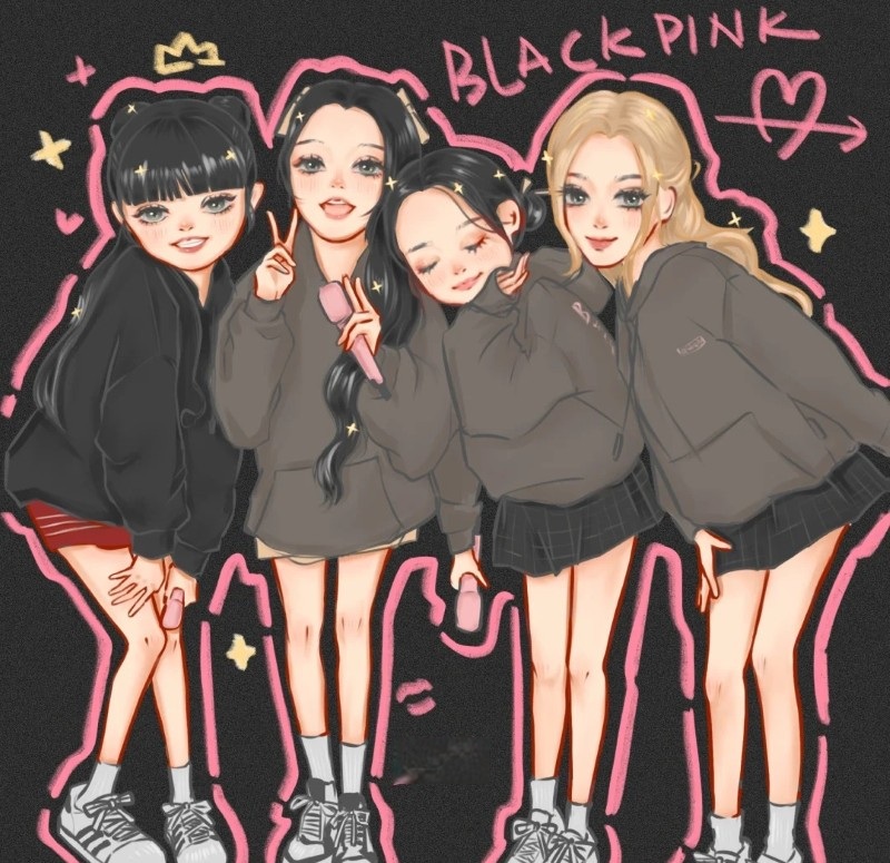 ảnh blackpink chibi 33