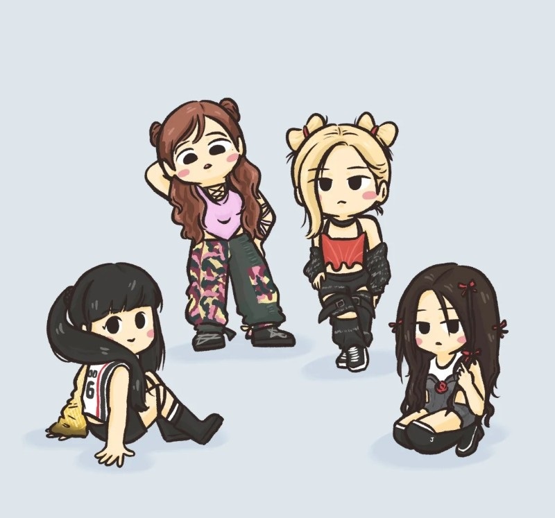 ảnh blackpink chibi 35