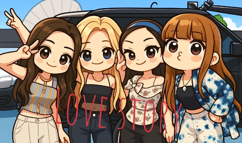 ảnh blackpink chibi 4 