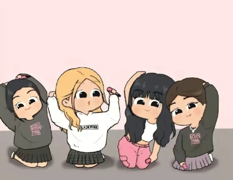 ảnh blackpink chibi 7