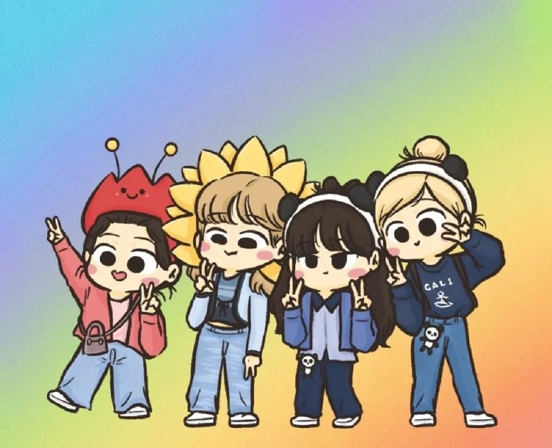 ảnh blackpink chibi 9