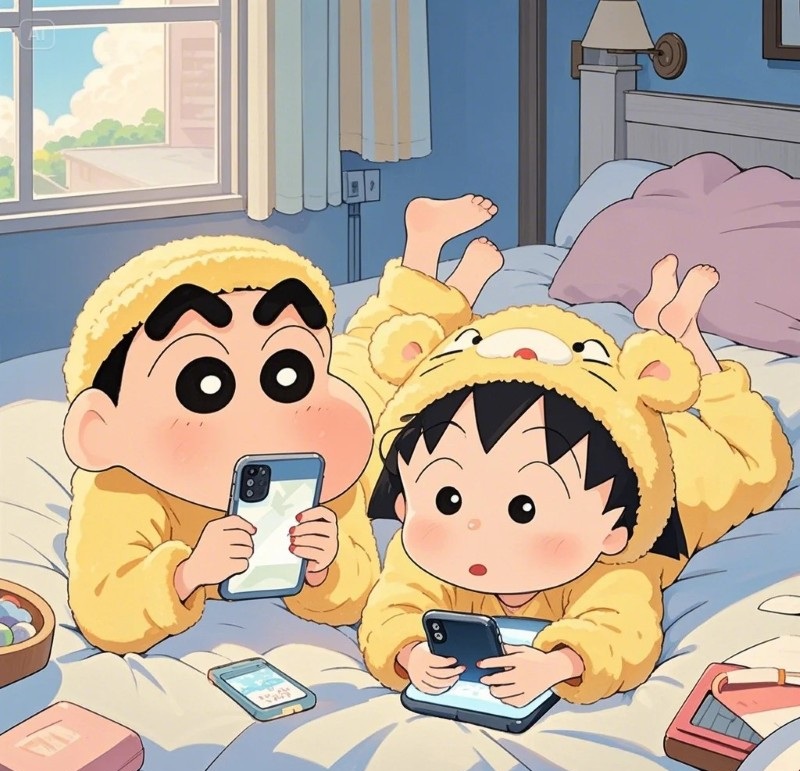 ảnh cặp đôi anime chibi cute 17