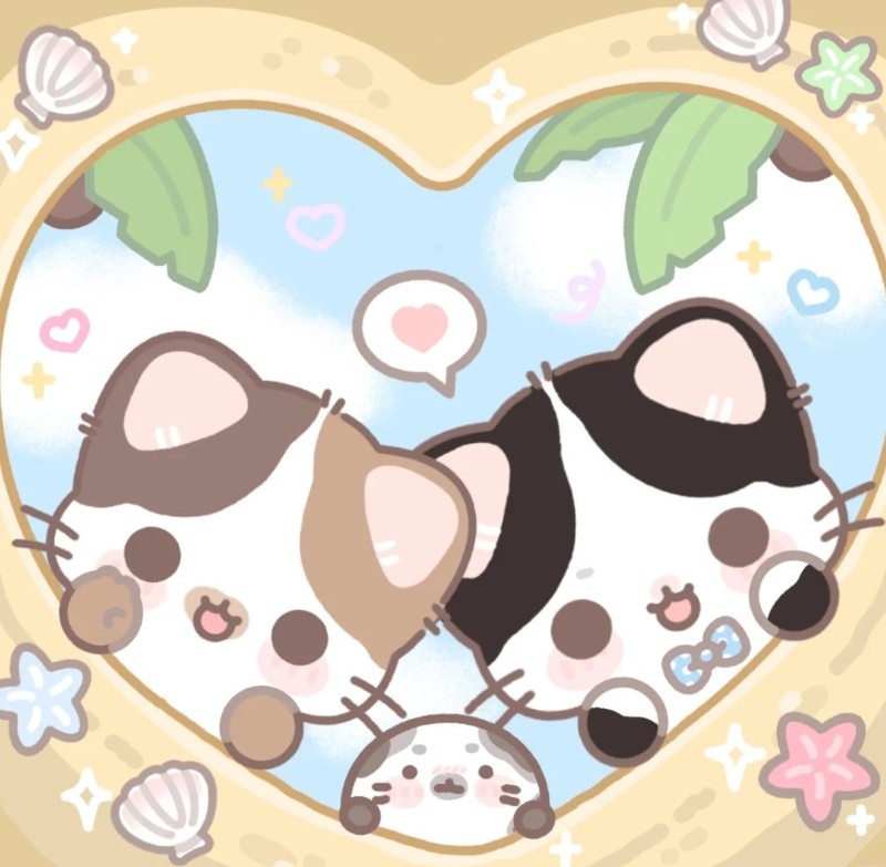 ảnh cặp đôi anime chibi cute 2