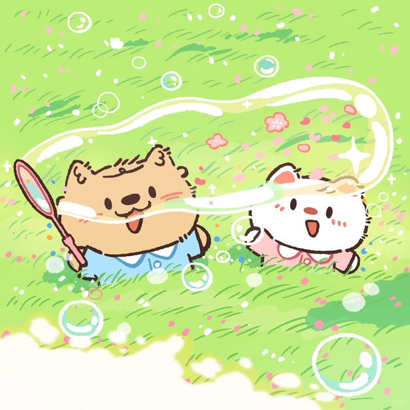 ảnh cặp đôi anime chibi cute 24