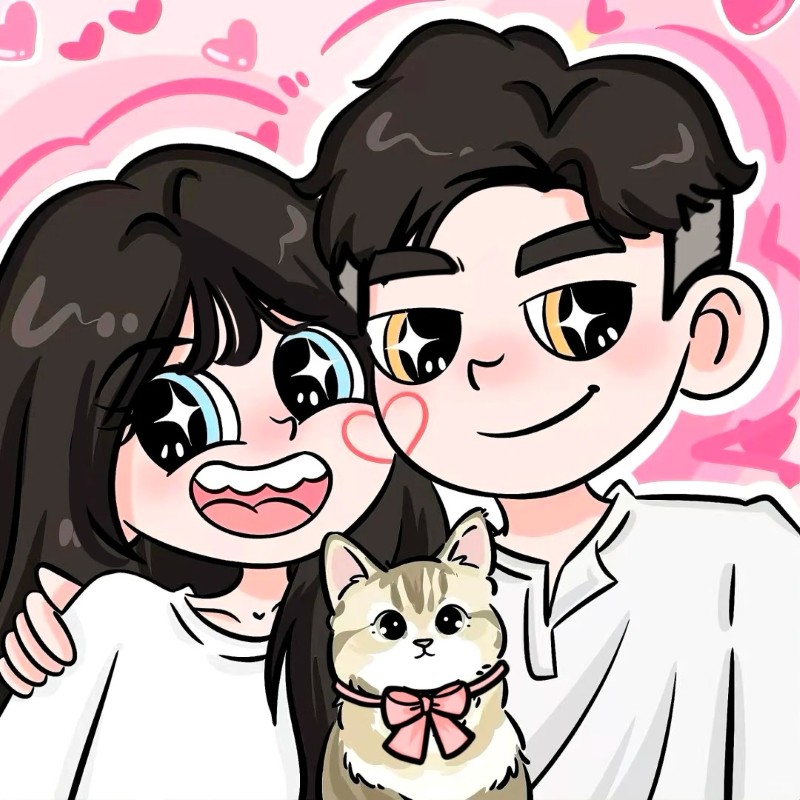 ảnh cặp đôi anime chibi cute 24