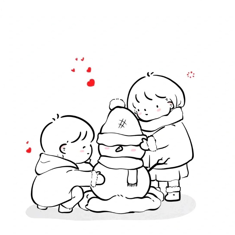 ảnh cặp đôi anime chibi cute 34