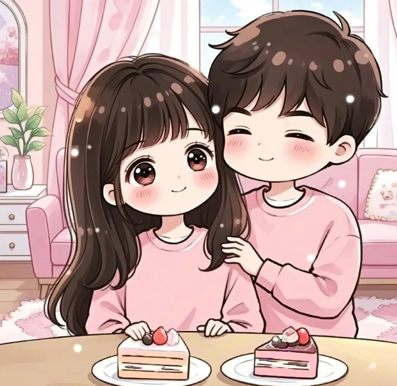 ảnh cặp đôi anime chibi cute 5