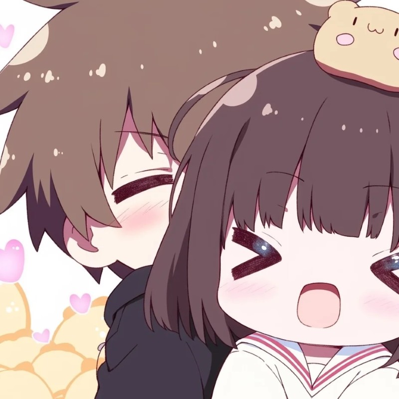 ảnh cặp đôi anime chibi cute 8