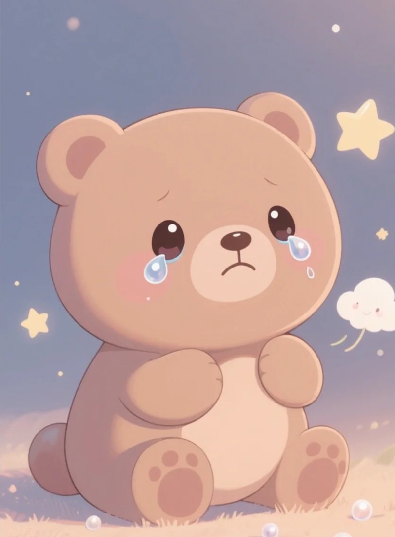 ảnh chibi buồn 18