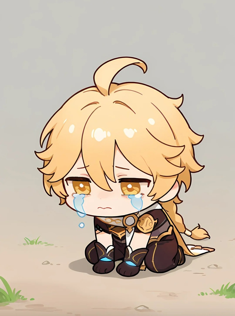 ảnh chibi buồn 35