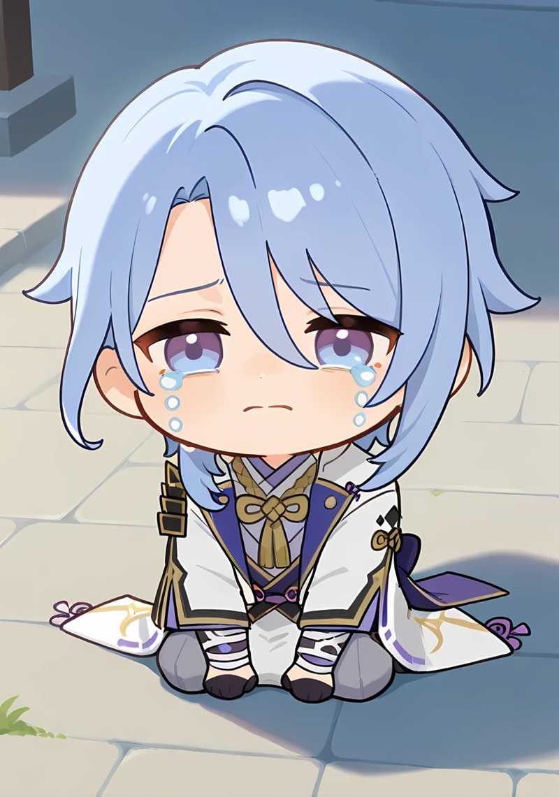 ảnh chibi buồn 36