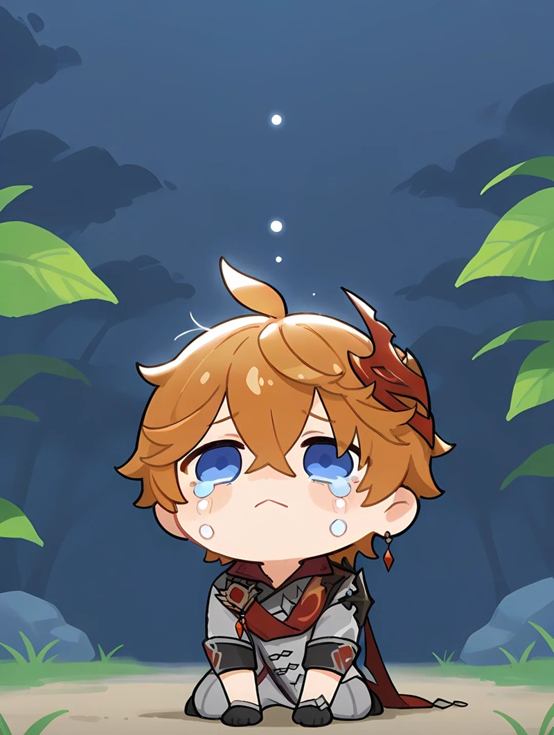ảnh chibi buồn 37