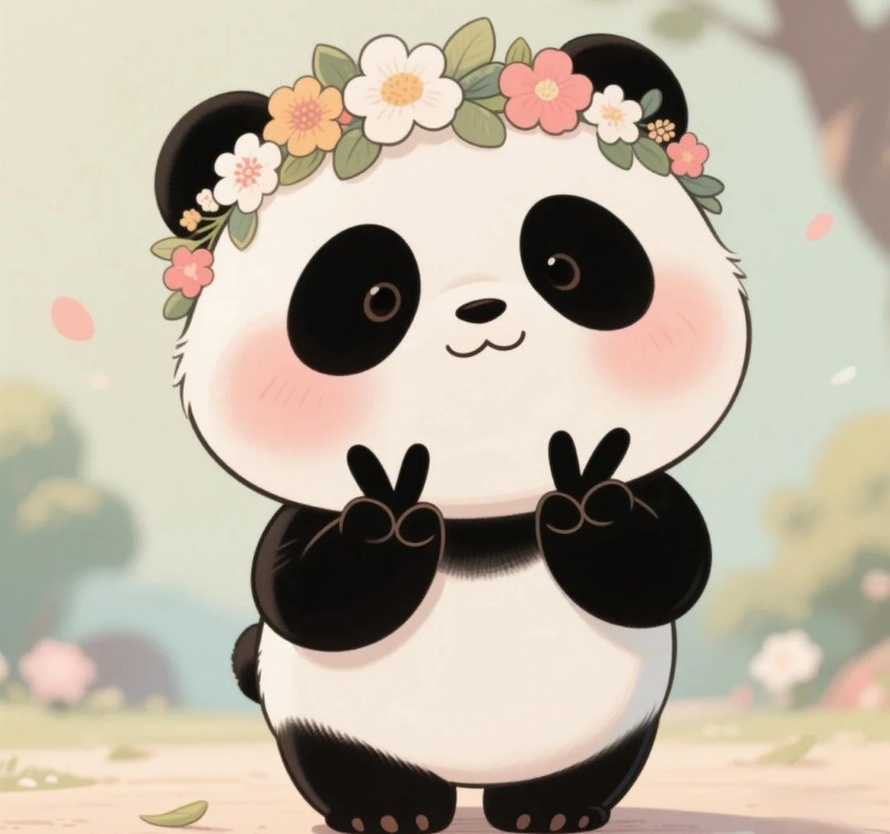 ảnh chibi gấu trúc