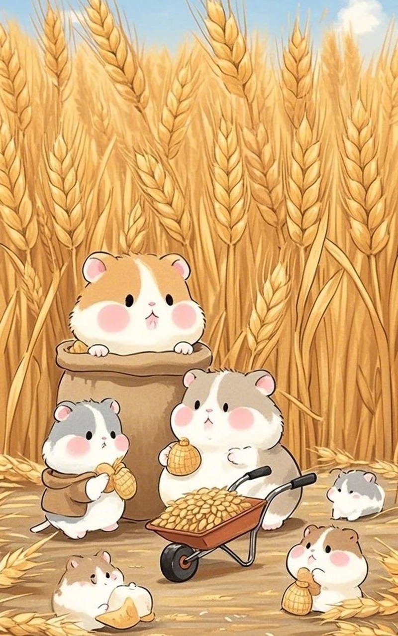 ảnh chuột hamster chibi cute