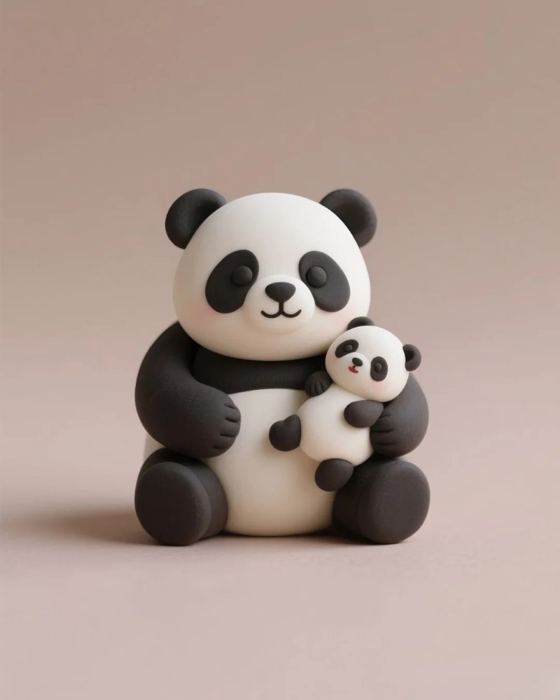 ảnh gấu trúc cute chibi